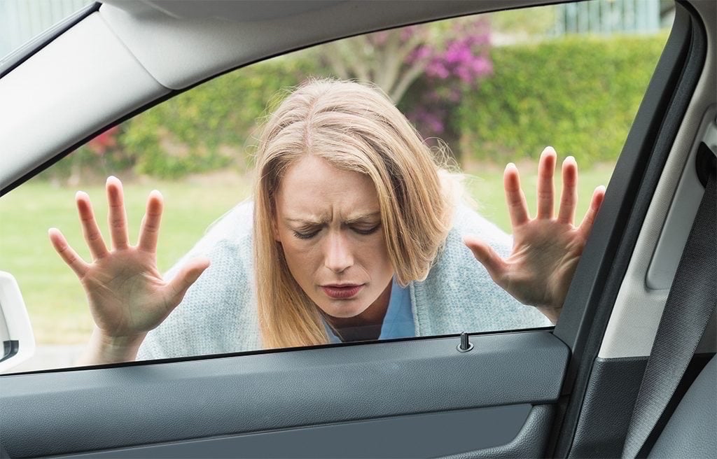 locked out of car in London